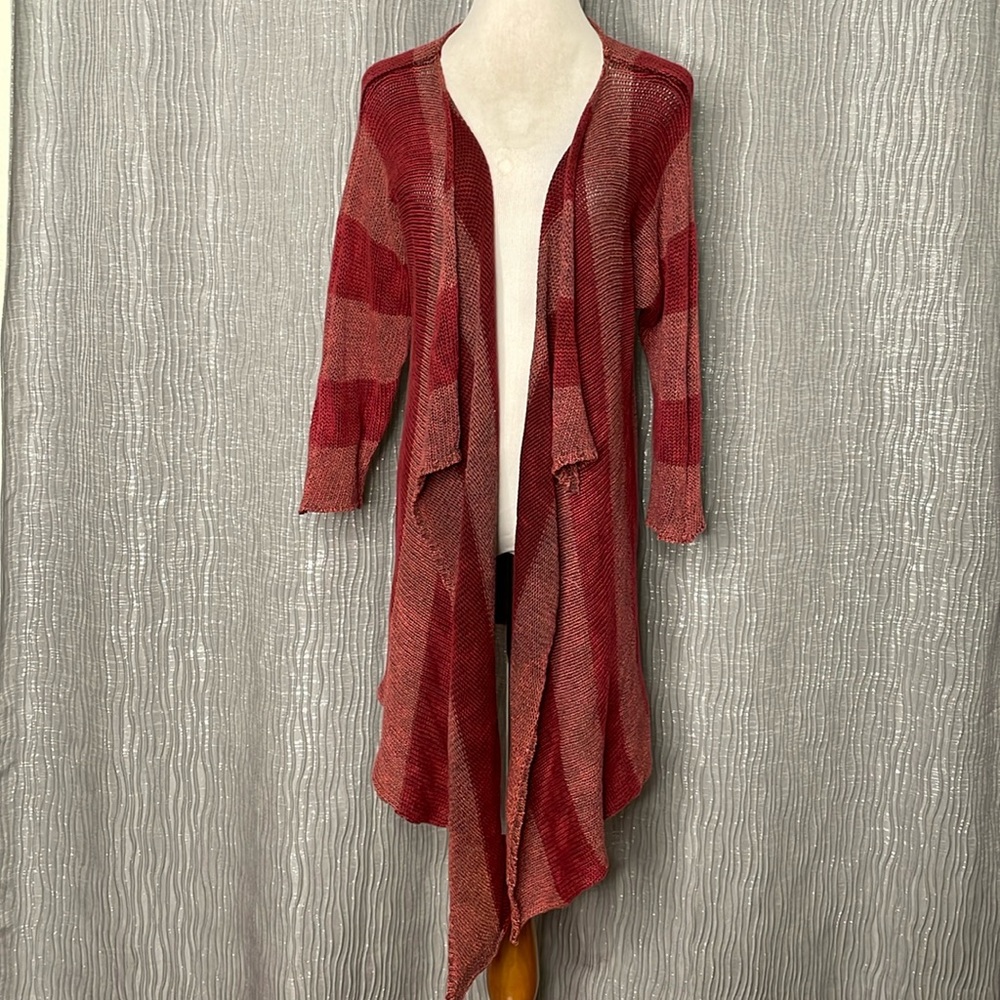 Soft Surroundings waterfall open cardigan